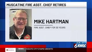 Muscatine Assistant Fire Chief retires