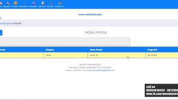 12 cek modal awal mesin kasir pos
