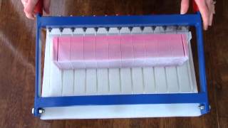 Cutting Litsea Lavender Gradient Soap