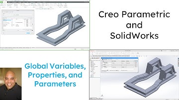 SolidWorks - Creo Parametric Comparison  - External Reference Creation Control (Top Down Design)