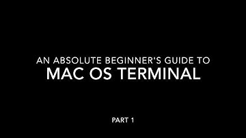 An Absolute Beginners Guide to Terminal on the MacOS || Learn how to use the Command Line Interface