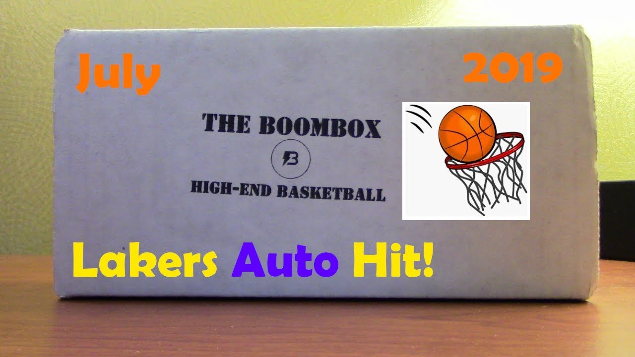 The Original Boombox High End Basketball July 2019 (Subscription Box