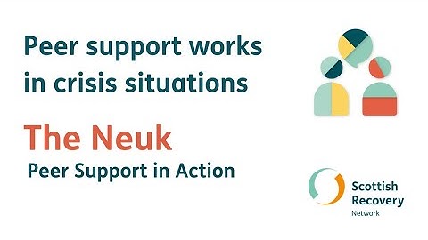 Peer Support works in crisis situations