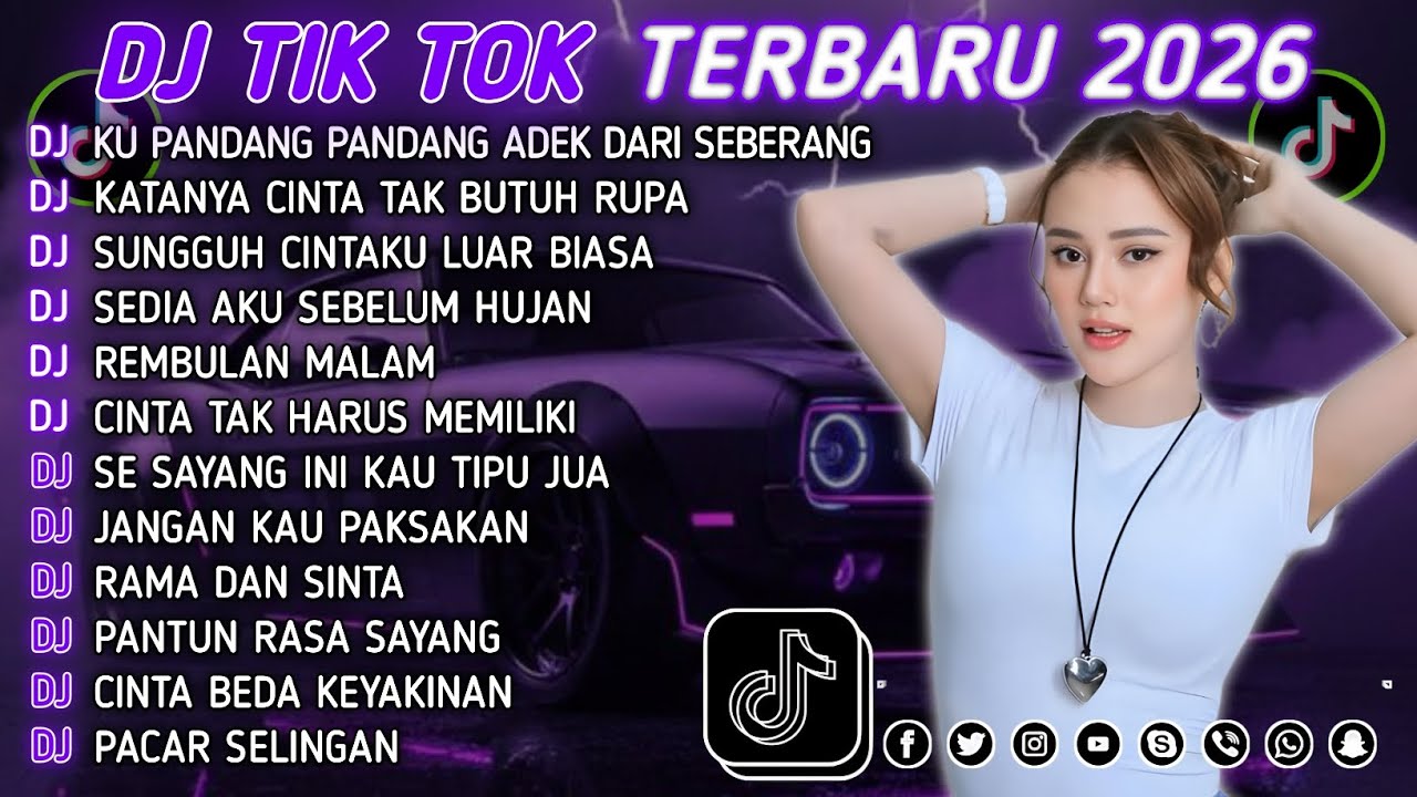 DJ TIKTOK TERBARU 2026 || DJ CINTA DARI SEBERANG 🎵 DJ KATANYA CINTA TAK BUTUH RUPA 🎵 FULL ALBUM❗❗