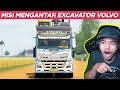 MISI TRUK HINO MENGANTAR ALAT BERAT EXCAVATOR VOLVO - Euro Truck Simulator 2