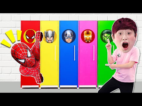 SuperHeroes and Magic <strong>locker</strong> 마법캐비닛을 열면 슈퍼히어로로 변신하기 모아보기