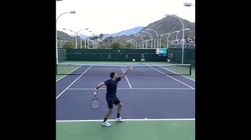 Roger Federer perfect serve