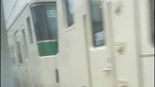 湘南ライナー12号　185系　C6編成　モハ185-24　川崎駅通過　踊り子3号すれ違い