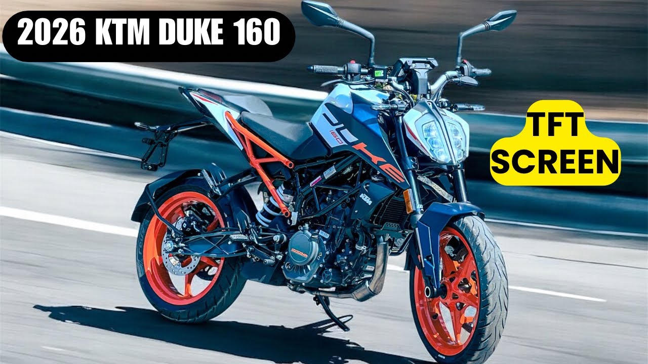 New 2026 KTM Duke 160 ride review - TFT Display