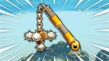 DEMOLISHING Buildings With a MEDIEVAL Spiked Flail! (Instruments of Destruction)