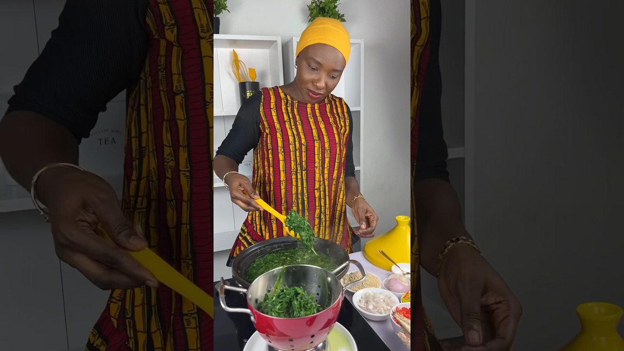 Ганский соус палава или тушеное блюдо контомире #ghanafood #giveityourbestshort #palavasauce