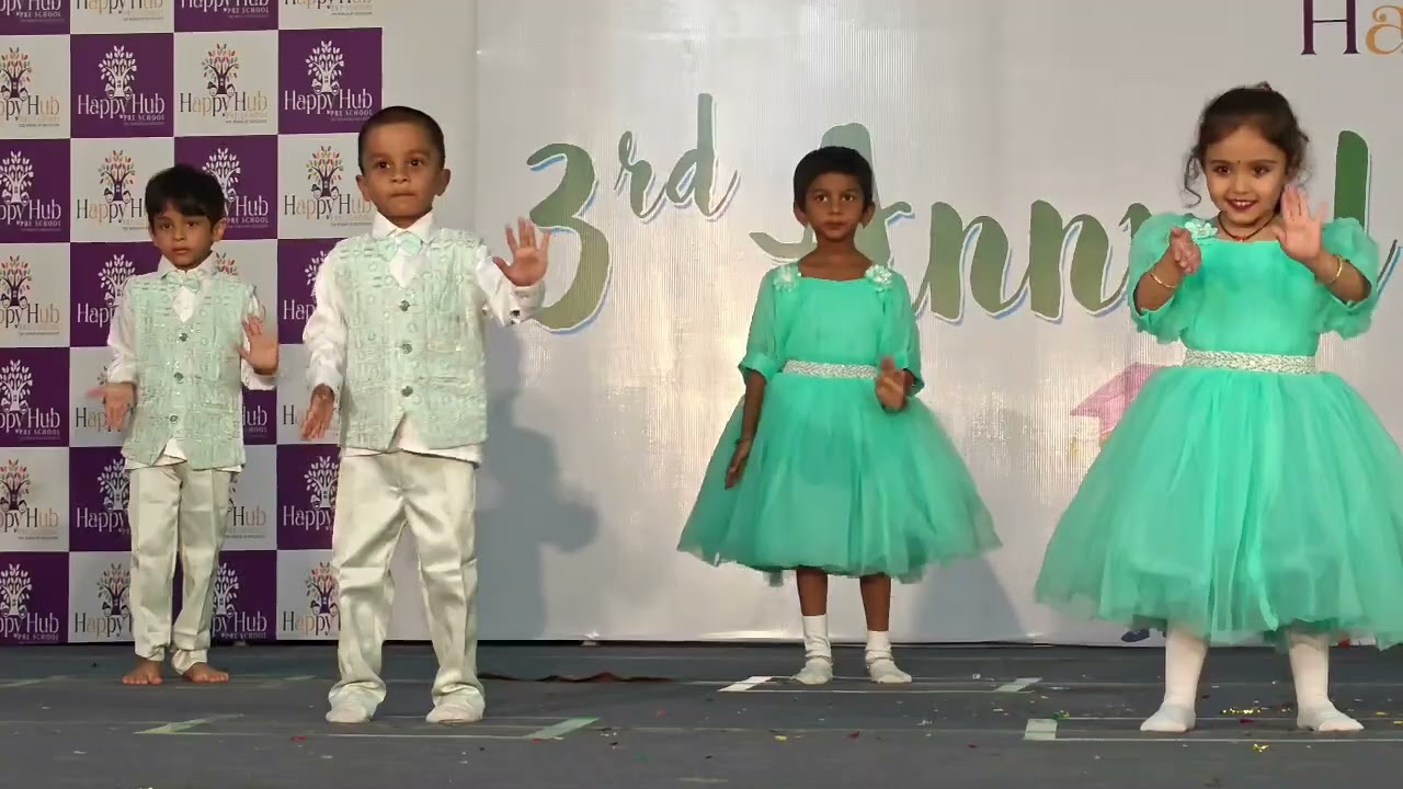 Vishwak Nandhan Mutyala School 3rd Annual day celebrations @Happy Hub. His 2nd Stage performance-LKG