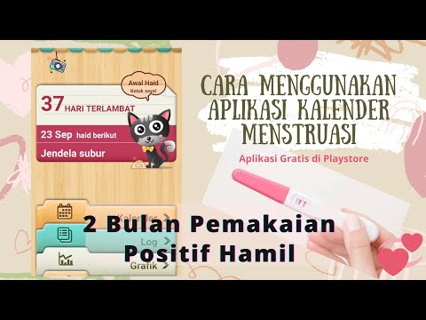 CARA MENGGUNAKAN APLIKASI KALENDER MENSTRUASI 2021  #PART2