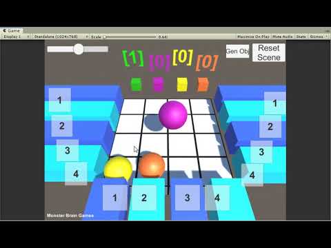 Push puzzle Game : A Unity Game prototype [Source in Github free]