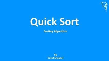 Sorting Algorithm | Quick Sort - step by step guide