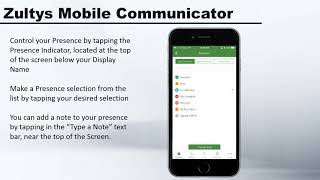 Zultys Mobile Communicator 7 0   Control Your Presence