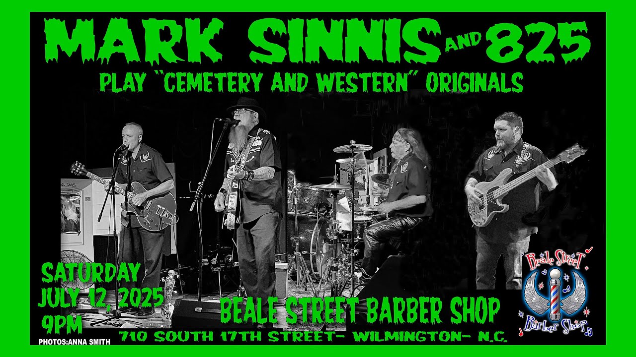 Mark Sinnis and 825  ~ "Ain't No Grave gonna Hold My Body Down" ~Live From Beale Street Barber Shop
