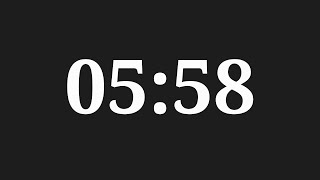 5 Minutes 58 Seconds Timer