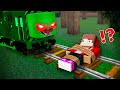 Scary Mikey Became a Train.exe in Minecraft Challenge - Maizen JJ and Mikey
