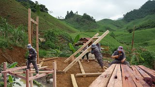 Построить деревянный дом, Деревянный ДОМИК | Новый дом на ферме | От начала до конца