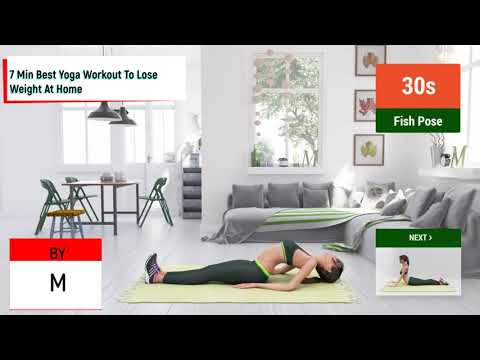 7 Min Best Yoga Workout To Lose Weight At Home/7 წუთის საუკეთესო იოგას ვარჯიში წონის დასაკლებად სა