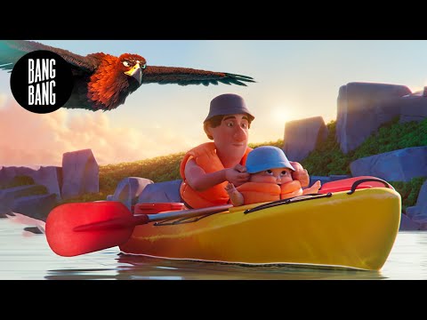 Kayak outing along a peaceful river turns out to be a real adventure | CG short film \