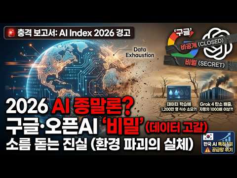 2026년 AI 종말론?  구글·오픈AI가 돌연 '입'을 닫아버린 소름 돋는 이유