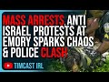 Mass arrests anti israel protests at emory sparks chaos  police clash
