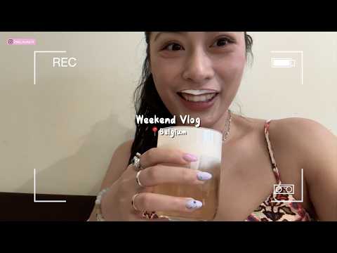 比利時生活 📔 | Weekend Vlog 為了皮克敏社群日去逛街 🤩 滷茶葉蛋、刷抹茶的小日常
