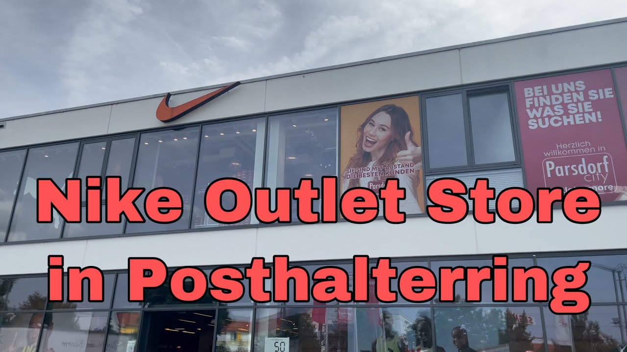 Nike Factory Store Munich - Posthalterring - YouTube