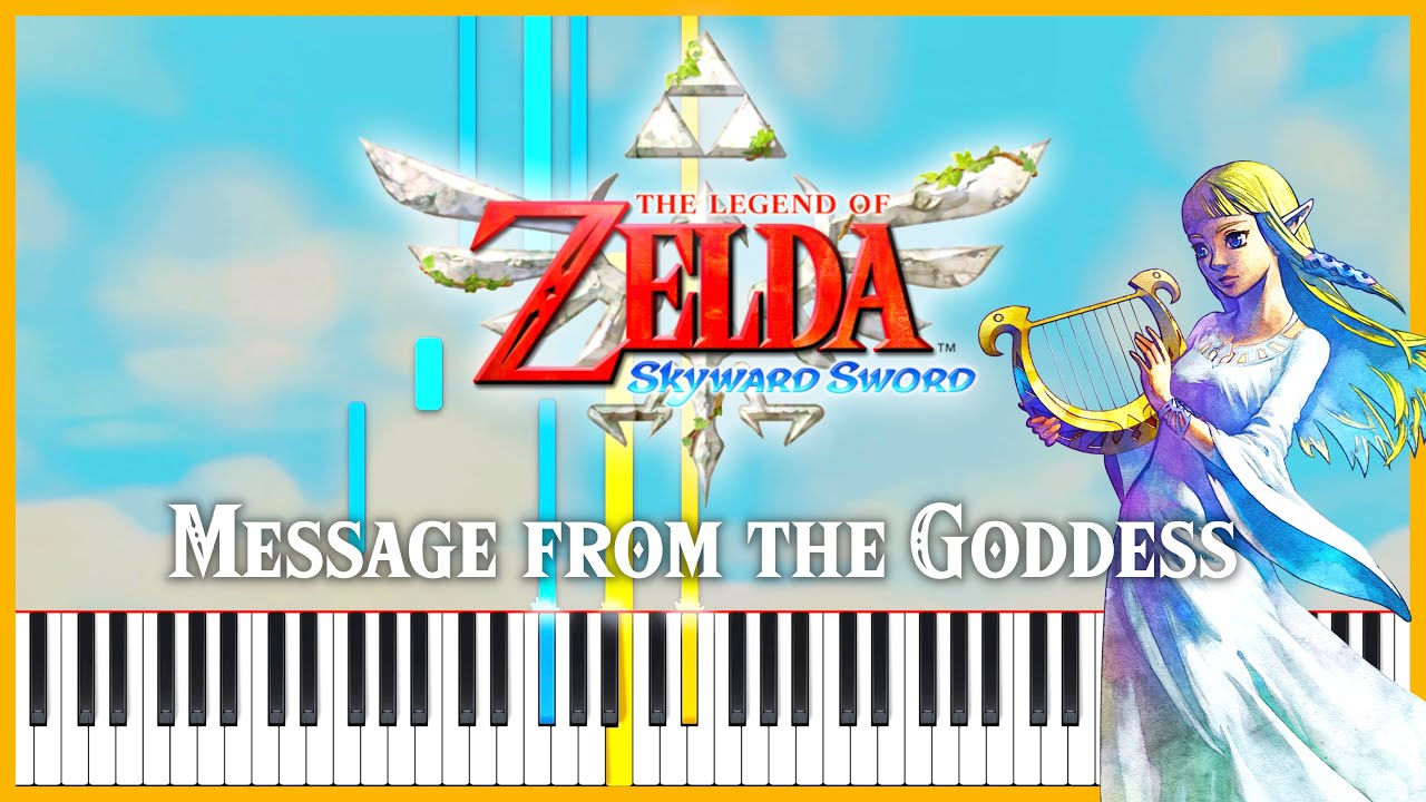 Message from the Goddess The Legend of Zelda Skyward Sword Piano