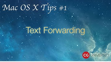 Mac OS X Tips # 1 - Enable Message Forwarding