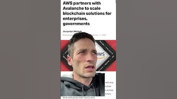 Amazon partners with Avalanche 🚀 #shorts #Cryptocurrency #amazon #partnership #facts #blockchain