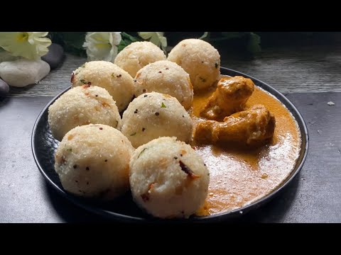 Instant breakfast with 2 cup rice rava/ easy rice balls recipe
