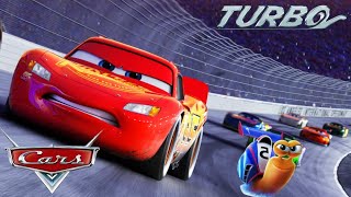 Lighting McQueen Meets Turbo (Cars vs. Turbo) !!Epic Race Ever!!