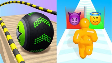 Going Balls vs Tall Man Run - All Levels Android iOS Gameplay Walkthrough #1