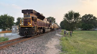 Chasing The CPKC Train With Maroon & Grey Long Hood Forward From Packwood, IA To Buffalo, IA 7/19/26