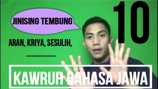 BAHASA JAWA|| BELAJAR JENIS TEMBUNG BASA JAWA