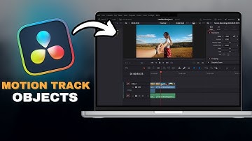 How To MOTION TRACK Objects In Davinci Resolve in SECONDS!