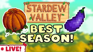 Fall, the Best and Coziest Season in Stardew Valley!