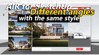 SUAPP AIR keeps model unchanged when facing different angles