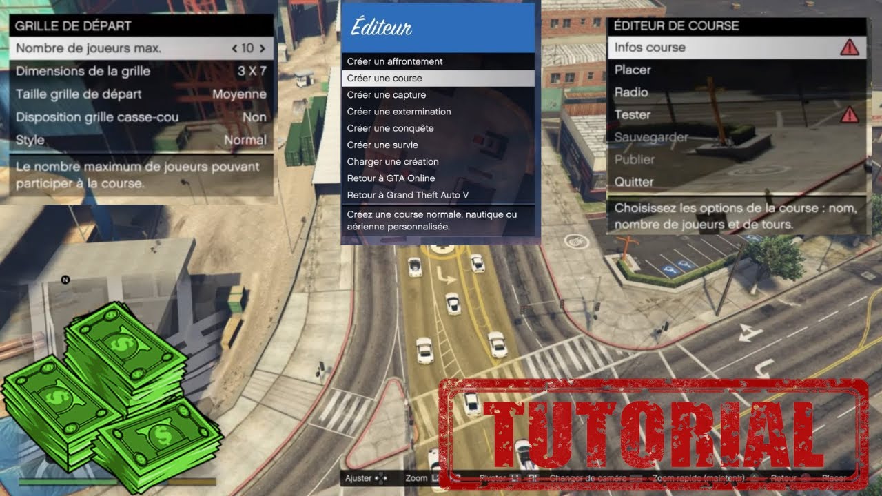 [TUTO] COMMENT UTILISER LE MODE ÉDITEUR SUR GTA 5 - CRÉER COURCE. - YouTube