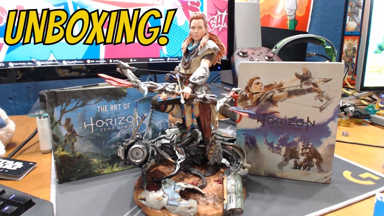 Horizon Zero Dawn Collector's Edition Unboxing (Playstation 4 Pro ...