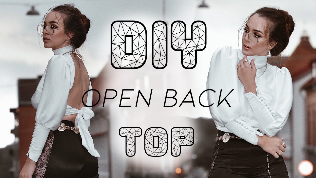 DIY Open back top  | Tijana Arsenijevic