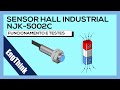 NJK-5002C SENSOR HALL NPN #efeitohall #automação #eletronica