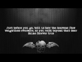 Avenged Sevenfold - Roman Sky [Lyrics on screen] [Full HD]