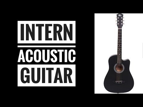 Best Guitar under 2000 | Intern Acoustic Guitar with Picks & Carry Bag Check comments for affiliate