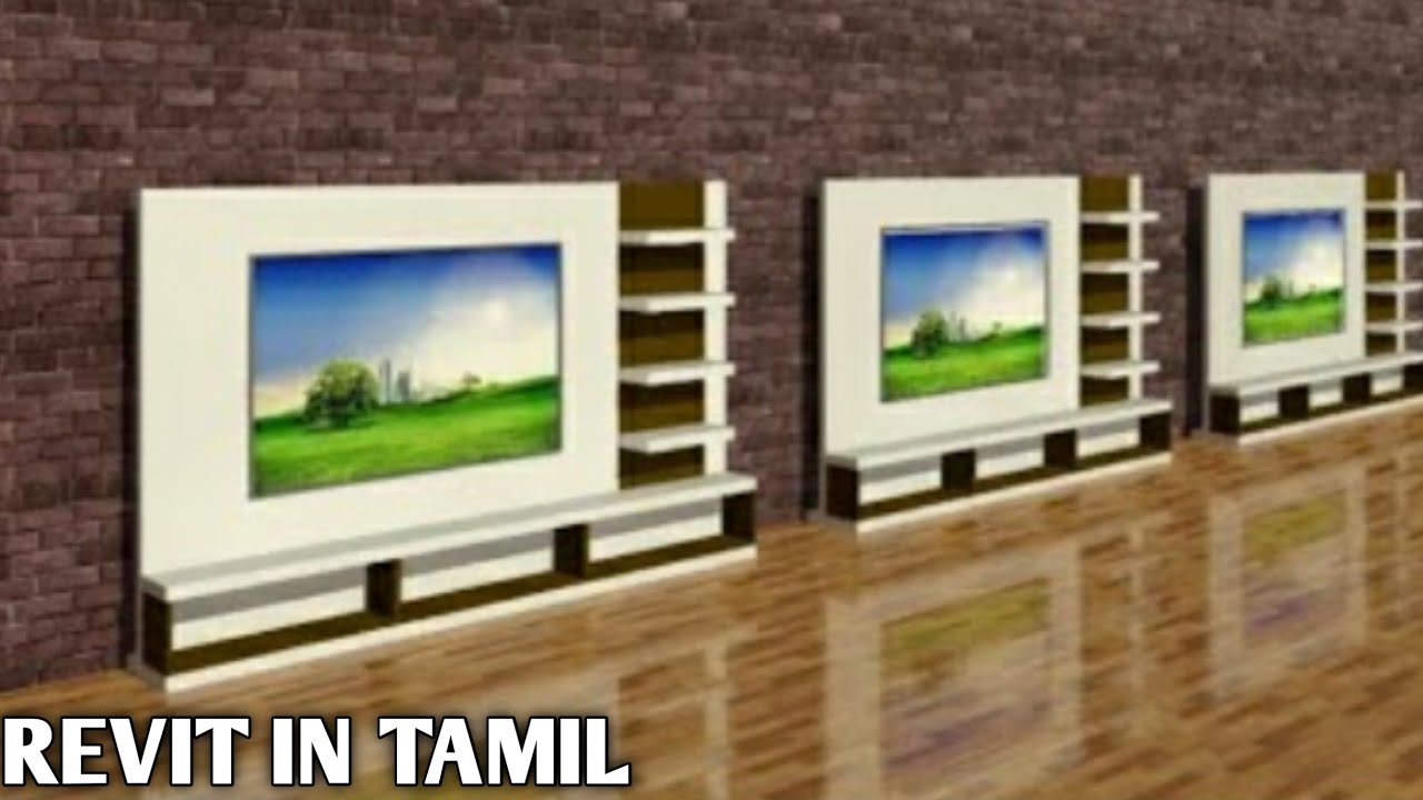 How to create TV shelves in revit. TV shelves5 YouTube