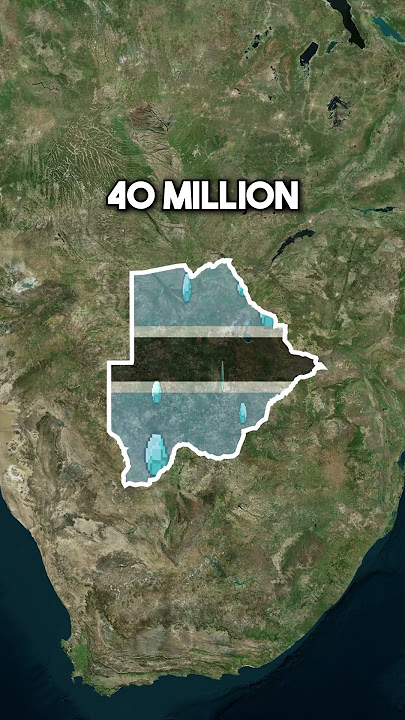 Did You Know That Botswana...🤔 #shorts #maps #history #geography #botswana