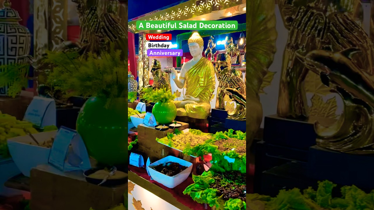 Jain Wedding A luxurious Beautiful Salad Decoration 2025 